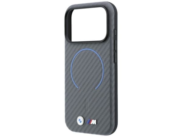 Etui BMW M Carbon Printed Ringl MagSafe do iPhone 18 Pro / 17 Pro antracyt