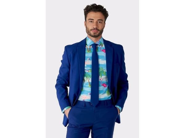 Marinblå kostym OppoSuits
