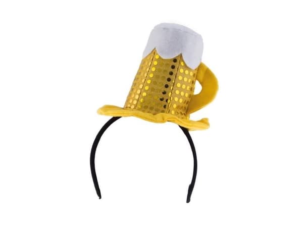 Ølglas på hårbøjle