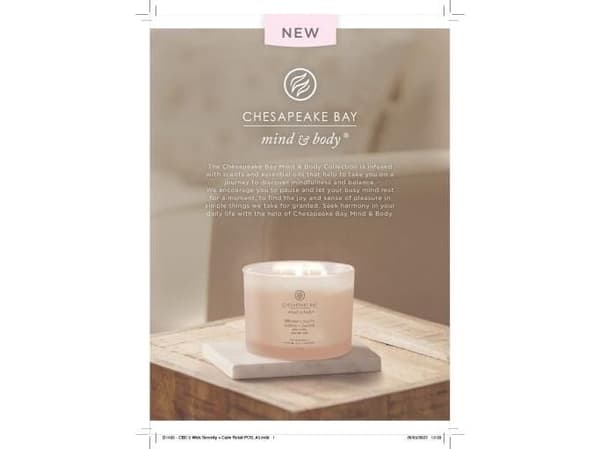 Yankee Candle - CBC 3-wick - Stillness & Purity