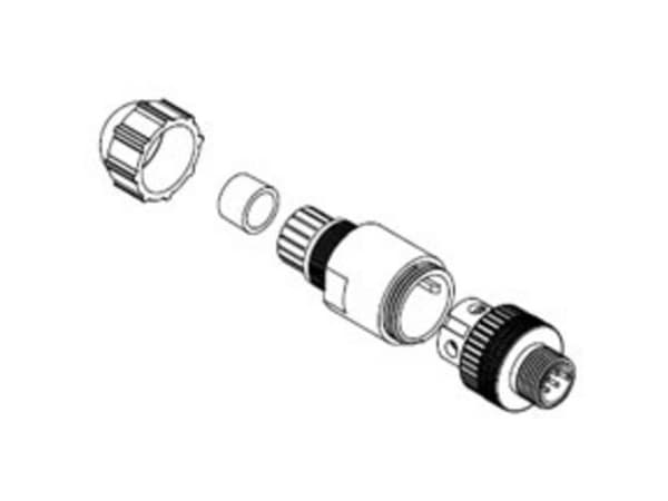 Molex 1200710036 Sensor/Aktuator-kontakt 1 st