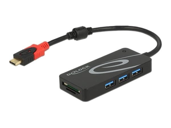 Delock - Hub - 3 x USB 3.1 Gen 1 - stasjonær