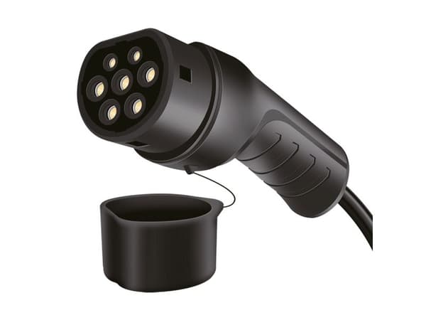 LogiLink EVC0127, svart, typ 2, typ 2, svart, rak, rak