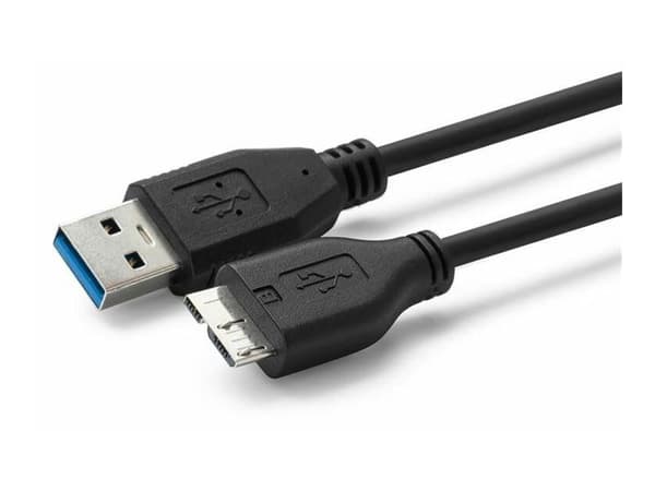 MicroConnect - USB-kabel - USB typ A (hane) till Micro-USB typ B (hane) - USB 3.0 - 1 m - svart