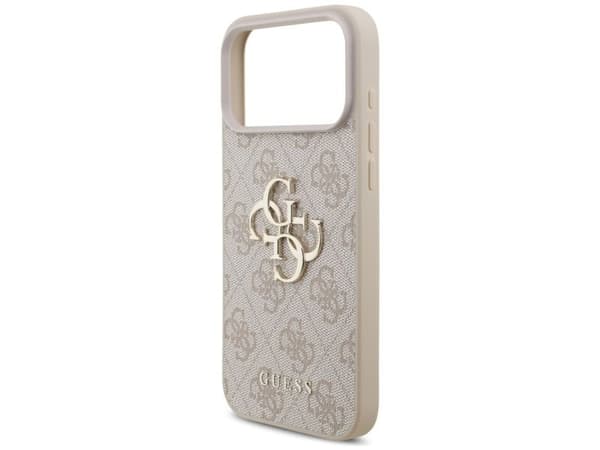 Guess 4G Big Logo-deksel til iPhone 17 Pro Max - Rosa