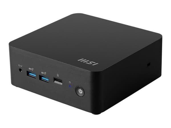 MSI Cubi NUC 1M-012BEU, 0.84L sized PC, Mini PC barebone, Intel SoC, DDR5-SDRAM, M.2, 120 W