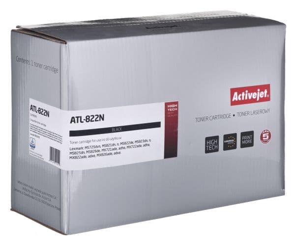 Activejet ATL-822N, 15000 sider, Sort, 1 stykker