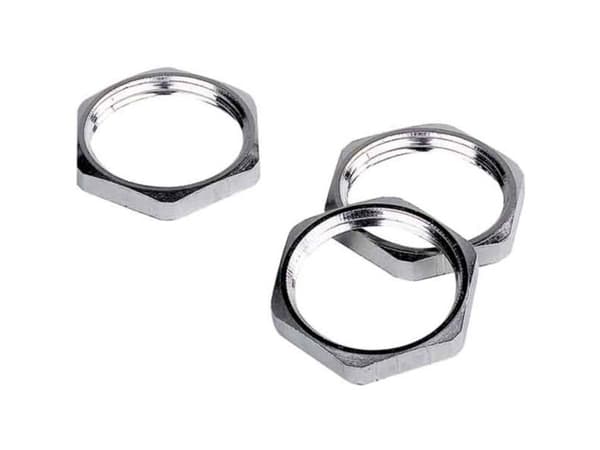 Lapp 52003580, Låsmutter, mässing, Krom, PG48, Krom, -60 - 200 ° C