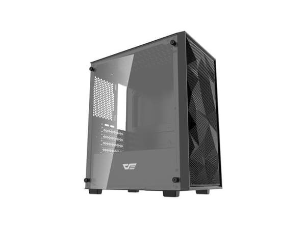 Darkflash M305 mesh chassi utan fläktar svart