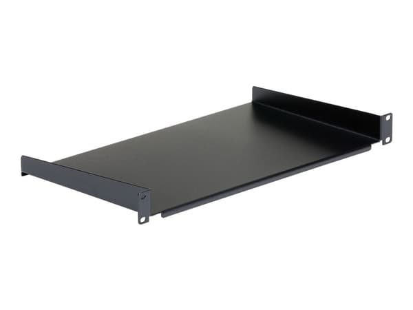 Startech 1U Fixed Server Rack Mount Shelf, 10in Deep Steel Universal Cantilever Tray for 19" AV/Data/Network Equipment Rack with Cage Nuts & Screws...