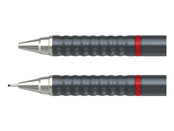 Rotring Tikky Retro, Grå, Plast, Grå, 2B, 0,5 mm, Rund