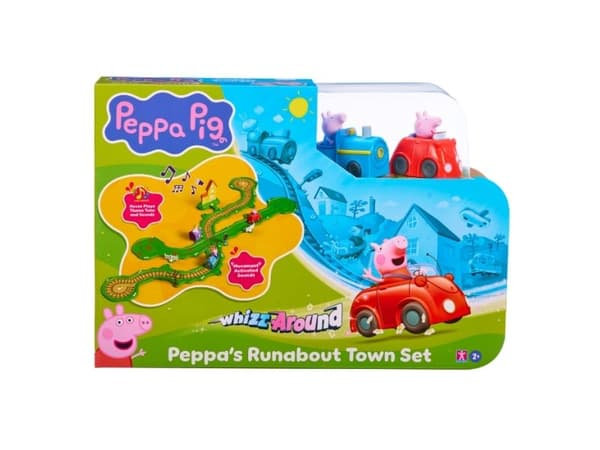 Peppa Pig PEPPA WHIZZ AROUND RUNABOUT TOWN
