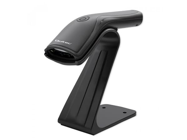 Qoltec viivakoodiskanneri + skanneriteline | 1D | USB