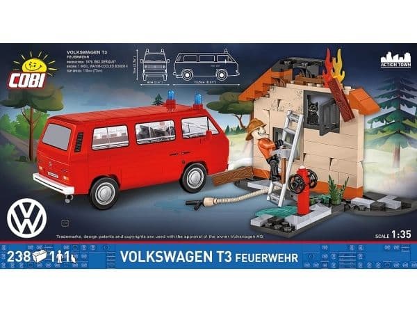 COBI -24635, Byggsats, 7 År, 238 styck
