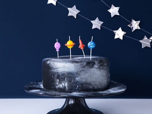 PartyDeco SCS-6, Kynttilät, Monivärinen, 4 kpl