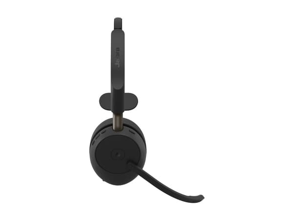 Jabra Evolve3 65 MS - Hodesett - on-ear - Bluetooth - trådløs, kablet - aktiv støydemping - USB-A via Bluetooth-adapter, USB-C - Optimized for Micr...