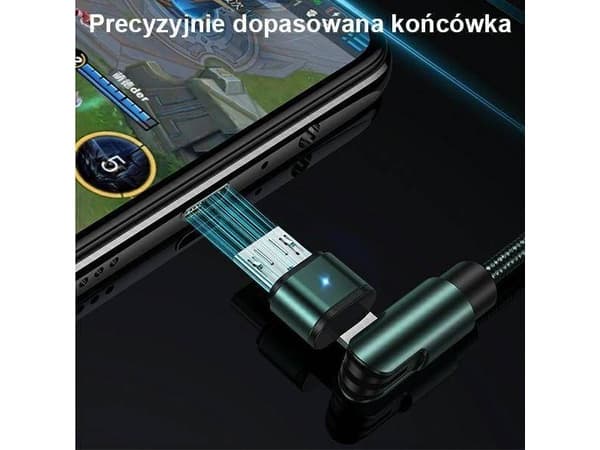 USB-kabel Usams USB-A till microUSB 1 m grön