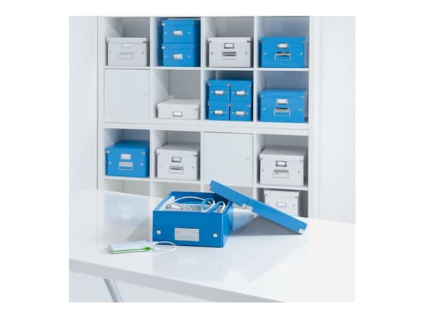 Arkivboks Click &amp; Store lille WOW blå