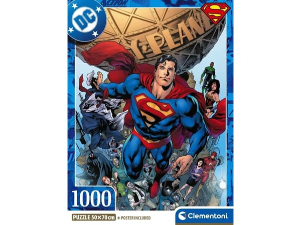 Clementoni pussel Superman 2025 -1- Compact, 1000 bitar