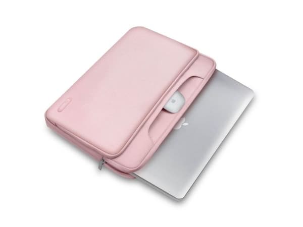 Tech-Protect Pocket 15-16 laptopväska - rosa