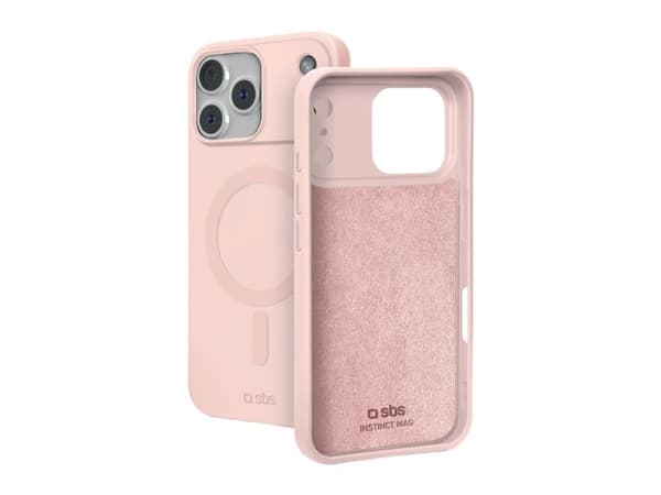 SBS Instinct Mag, Mobilskal, Apple, iPhone 18 Pro/17 Pro, 16 cm (6.3"), Rosa
