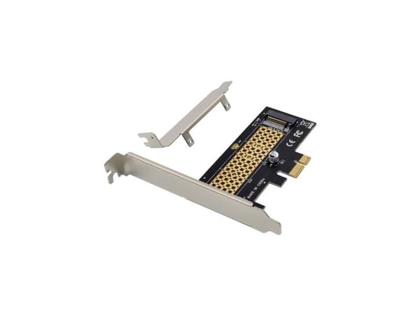 InLine 76660S, PCIe, M.2, Hankjønn, PCIe 3.0, Taiwan, 1 Gbit/s