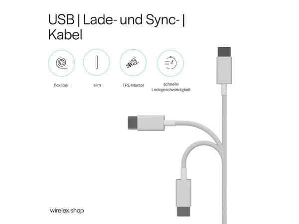 S/CONN maximum connectivity FL31-12051, 1 m, USB C, USB C, USB 2.0, 0,48 Gbit/s, Vit