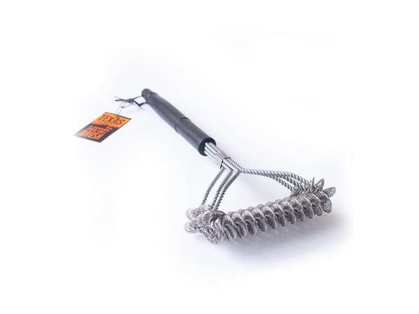 Sourcing tredelad spiral grillborste (43 cm)