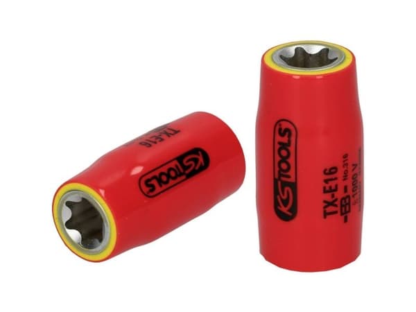 KS Tools 117.2361 hylsa E-profil toppnyckel isolerad 1/2 E 22 1/2