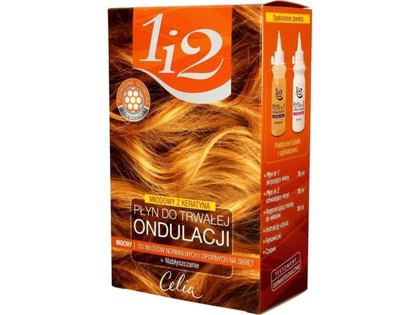 CELIA Permanent Liquid 1and2 honey with keratin&amp