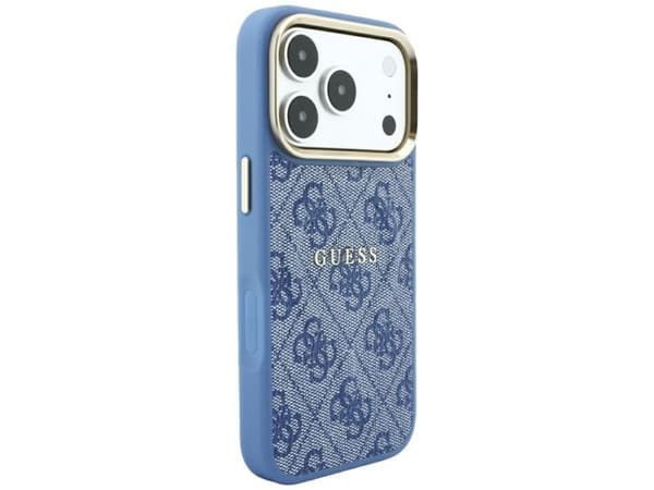 Guess Embossed 4G Classic MagSafe Case for iPhone 17 Pro Max / 18 Pro Max - Blue