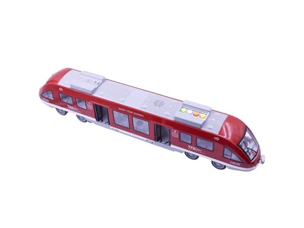 Metro valolla ja äänellä 45cm