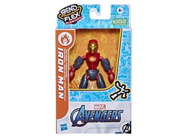 Marvel Avengers Bend and Flex Missions Iron Man Fire Mission