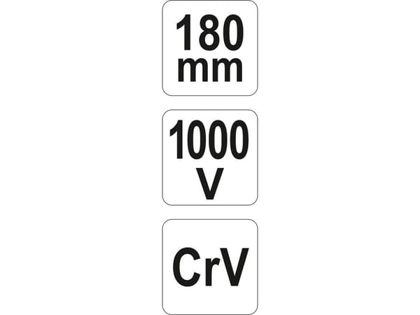 YATO avbitartång sidavbitare 180 mm VDE
