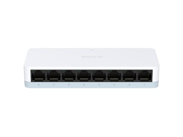 D-Link DES 1008C - Switch - ikke-styrt - 8 x 10/100