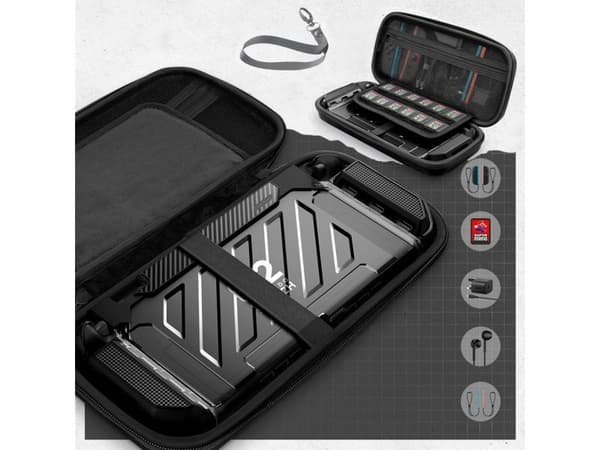 Supcase Carrying Plus till Nintendo Switch 2 svart