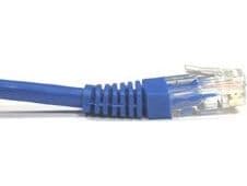 Netrack - Patchkabel - RJ-45 (han) til RJ-45 (han) - 5 m - UTP - CAT 5e - formet, knastfri - blå