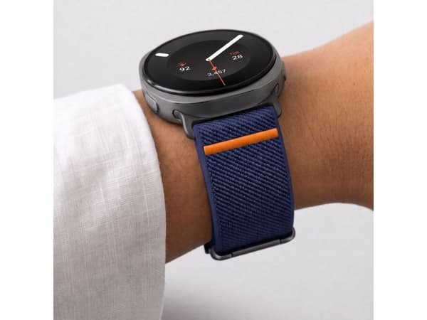 4kom.pl TECH-PROTECT NYLON CLASP SAMSUNG GALAXY WATCH 8 / 9 / CLASSIC (40 / 44 / 46 MM) NAVY BLUE