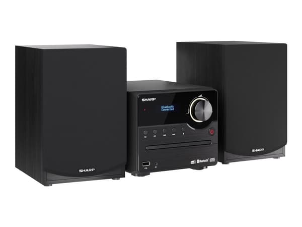 Sharp XL-B517D - Mikrosystem - 2 x 7.5 Watt - svart