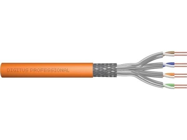DIGITUS Professional - Bulkkabel - 100 m - SFTP, PiMF - CAT 7 - orange, RAL 2000