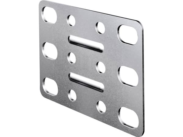 Rittal 8617.505, Monteringsplatta, Silver, Stål, 1 styck