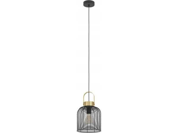 EGLO ROUNDHAM pendellampe E27 Ø220 sort/BM