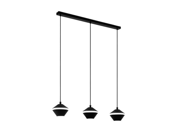 EGLO PERPIGO LANGBORD GU10 3x400LM sort
