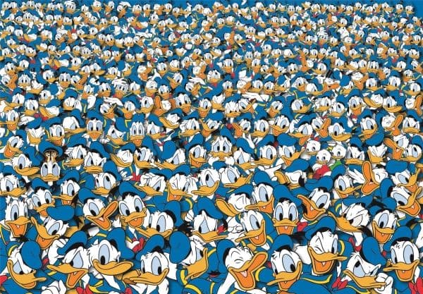 HQC Impossibe Donald Duck -palapeli, 1000 palaa