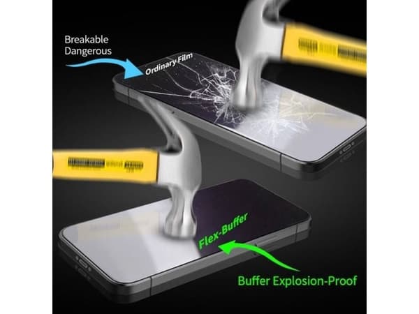 Bestsuit Flex-Buffer 5D hybridglas för iPhone 13 mini 5,4 svart
