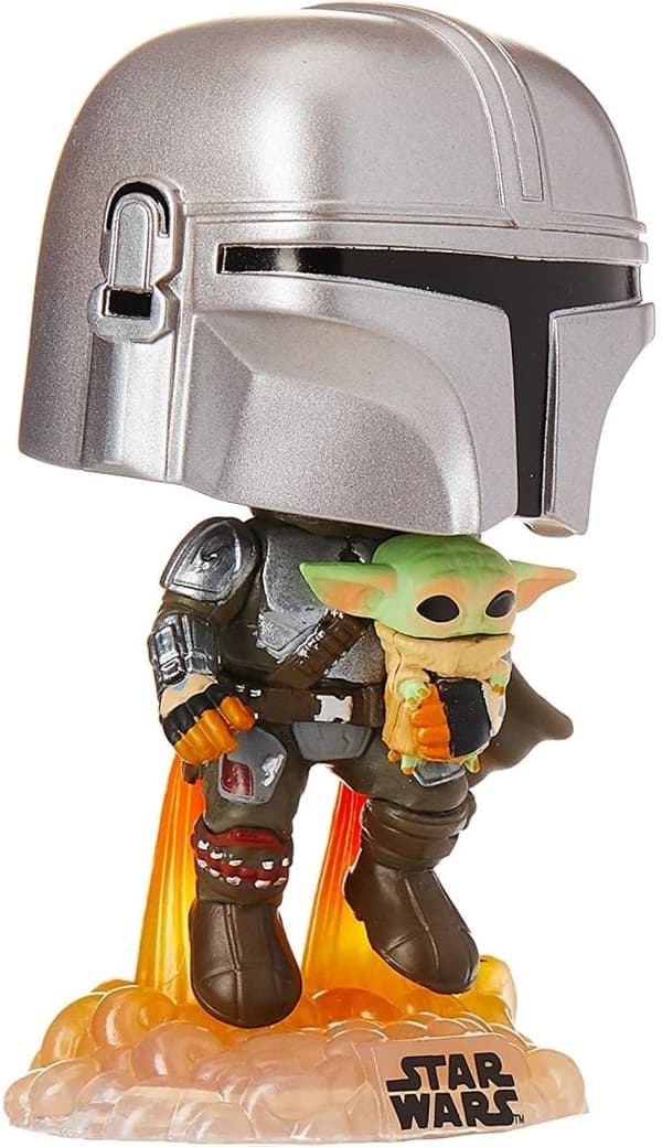 Funko POP Vinyl SW Mandalorian Flying w. Jetpack