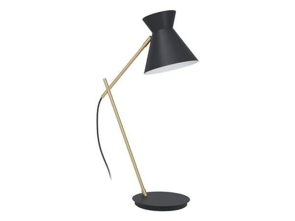 EGLO AMEZAGA bordlampe E27 H570 sort/guld