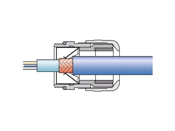 LAPP 53112310 Kabelgenomföring PG9 mässing 50 st
