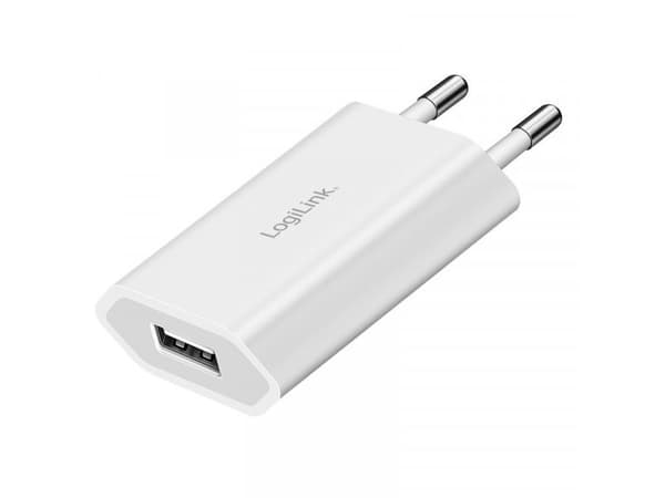 USB-A nettlader 5W, 5V/1A, USB-A