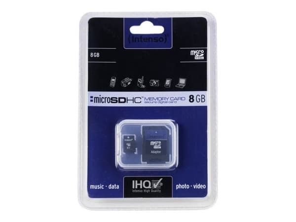 Intenso - Flash-minneskort - 8 GB - SDHC